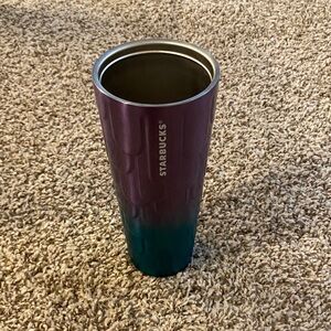 Starbucks Gradient Purple and Teal Tumbler 

Does not have Lid